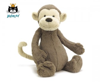 Jellycat 害羞猴子（中号：31厘米）